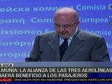 CE autoriza alianza de aerolíneas; crean tercera compañía