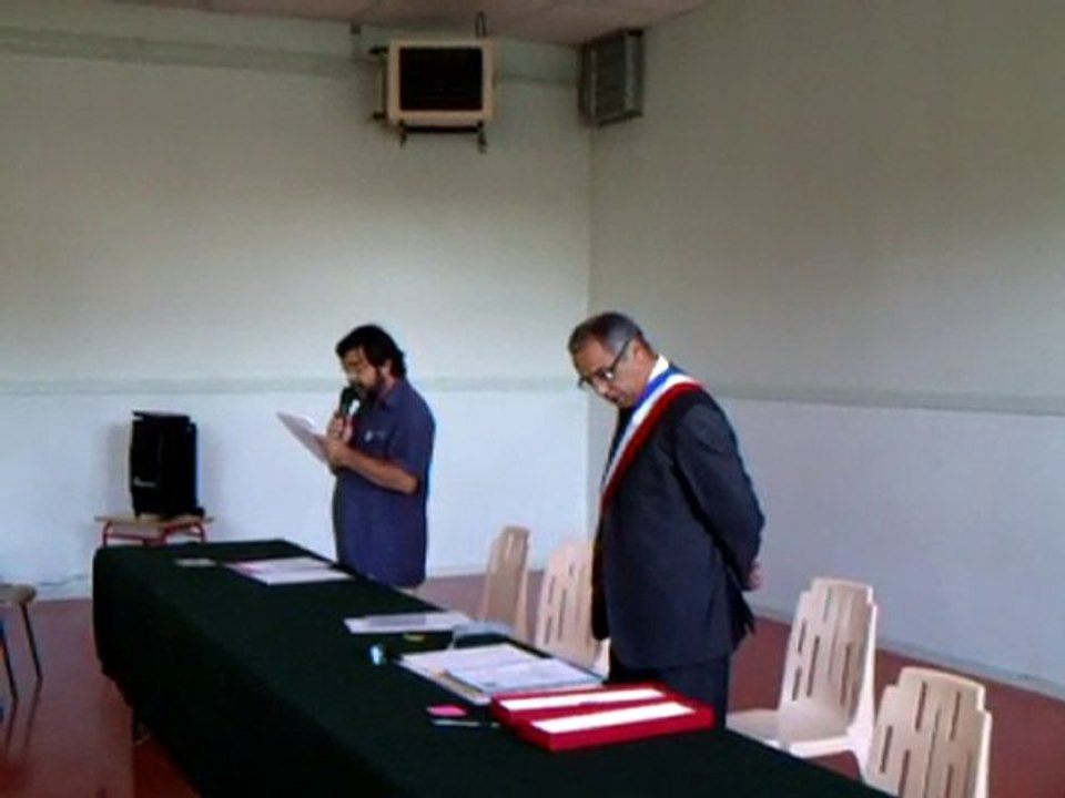 Parrainage républicain du 14 juillet 2010 à Chalamont (01).