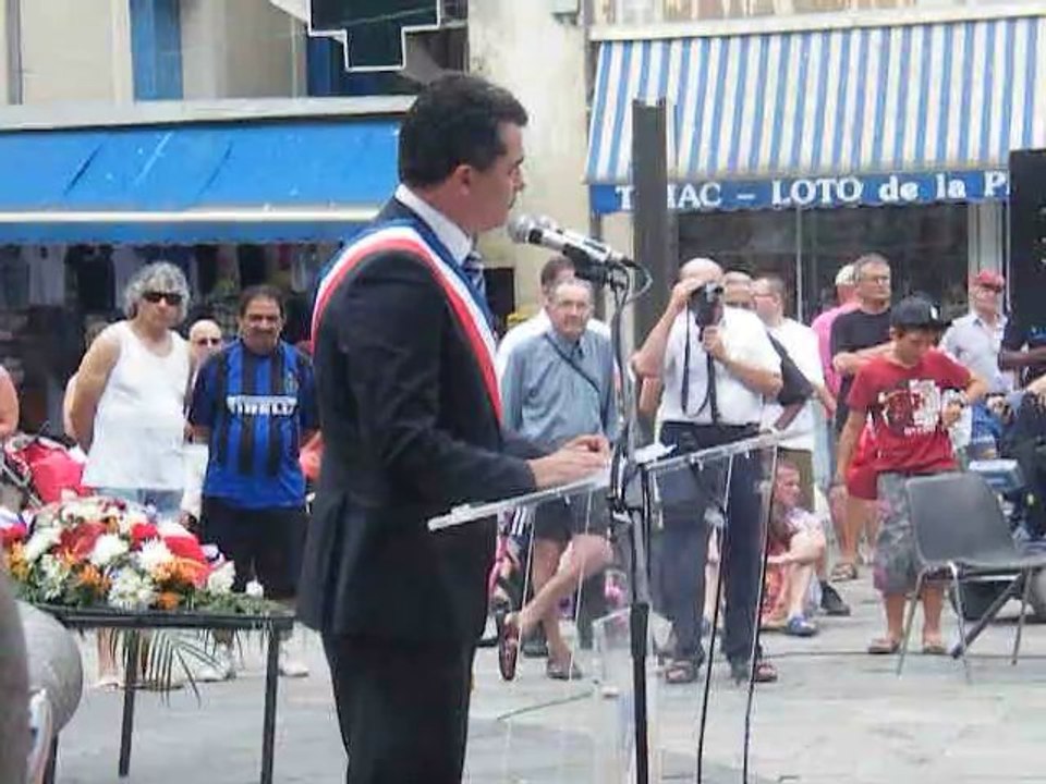 AGDE - 2010 - Cérémonie du 14 juillet 2010