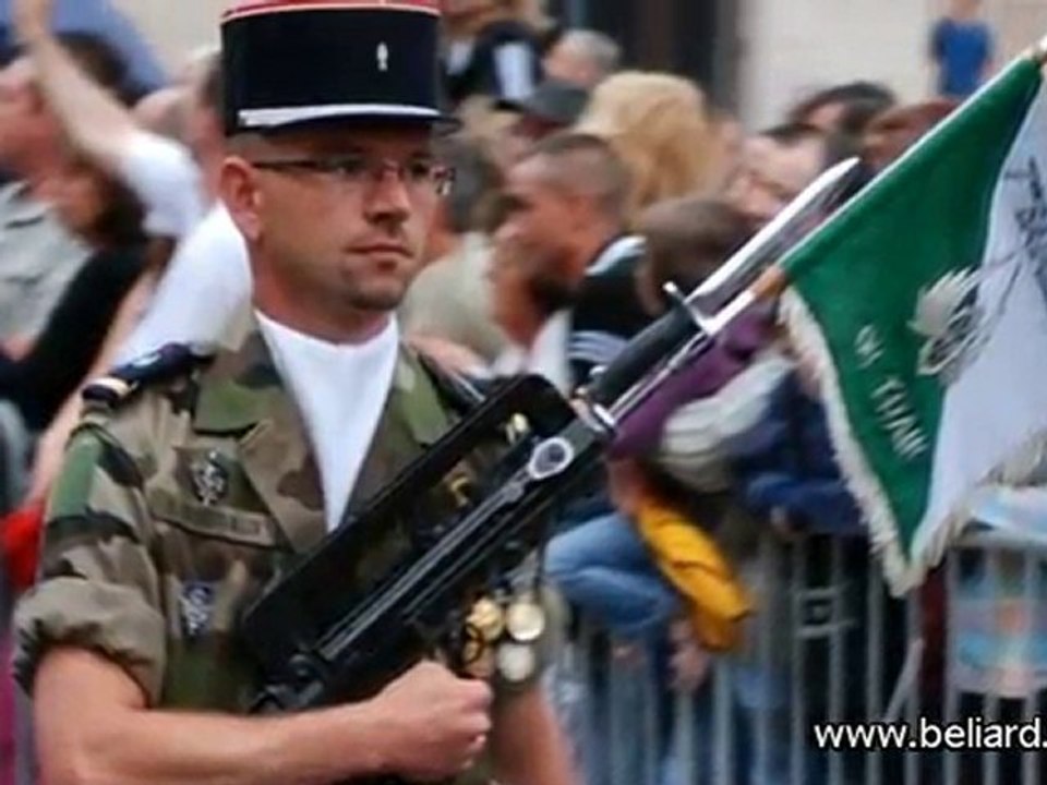 Fête nationale 2010, cérémonies militaire de Besançon