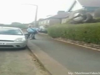 Trampoline Jump Fail