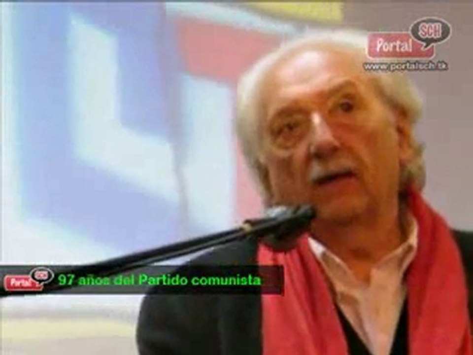 Jorge Arrate   97 años del Partido Comunista.