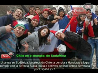 Selección Chilena en Sudafrica 2010.