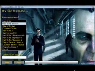 Steam account editor UPDATED 2009! FREE GAMES + LINK!!!