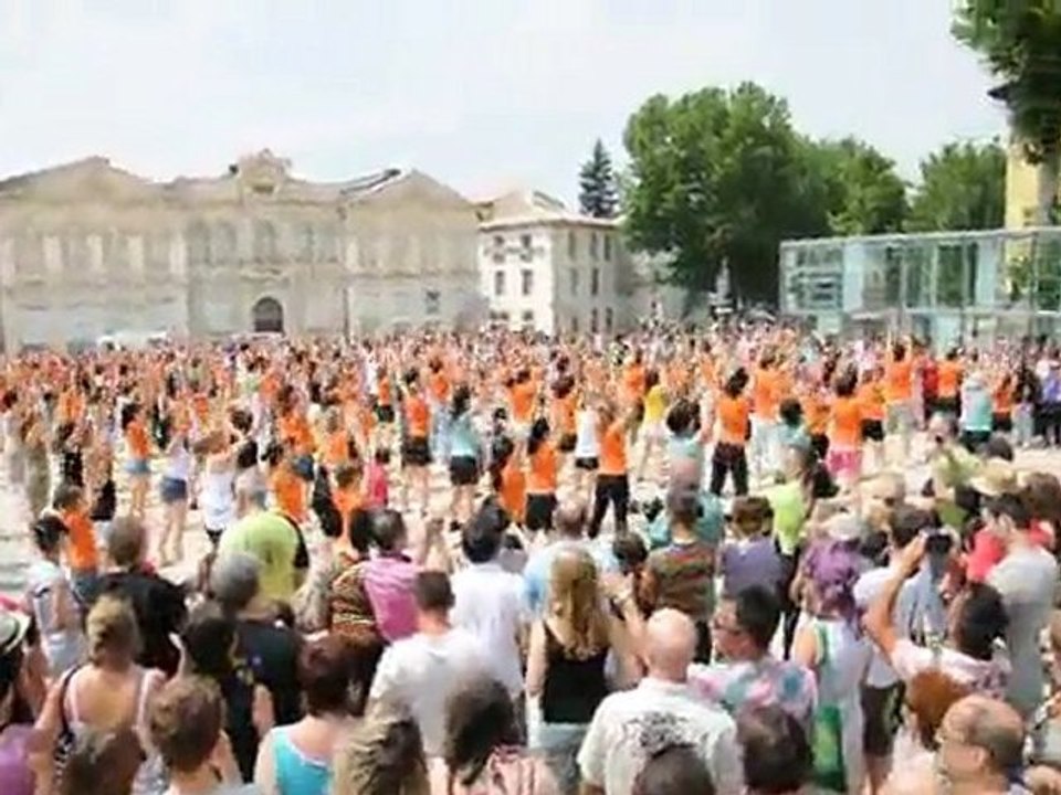 Flash mob carcassonne 2