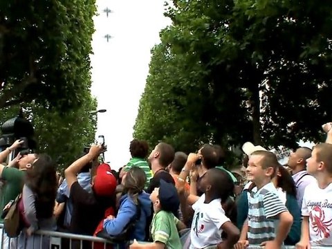 Le public du défilé du 14 juillet 2010