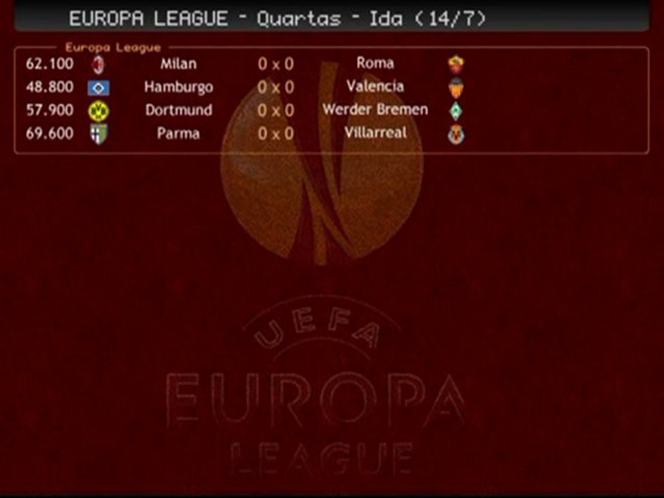 UEL Quartas (Ida)