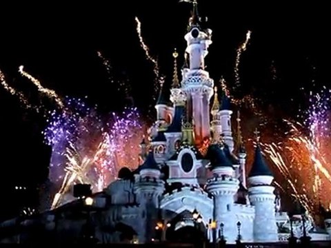 Disneyland Paris, feu d'artifice du 14 Juillet 2010