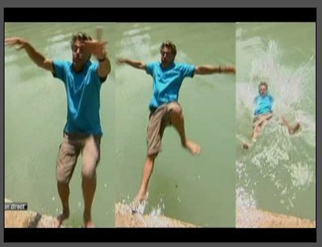 Gérard Holtz se fait jeter à l'eau...... malgré lui???