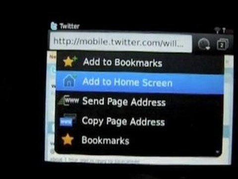 BlackBerry OS 6 yüklü BlackBerry Bold 9780