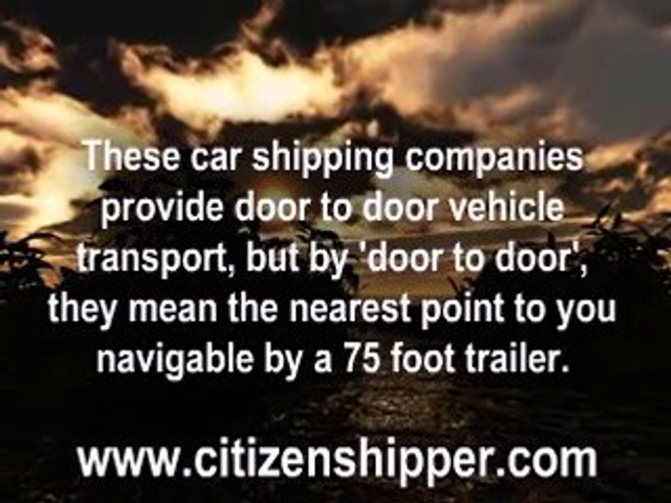 Transporting Vehicles Reliably and Economically