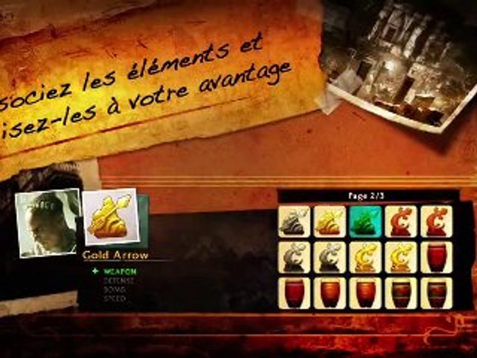 Lara Croft and The Guardian of Light - Trailer de l'arsenal