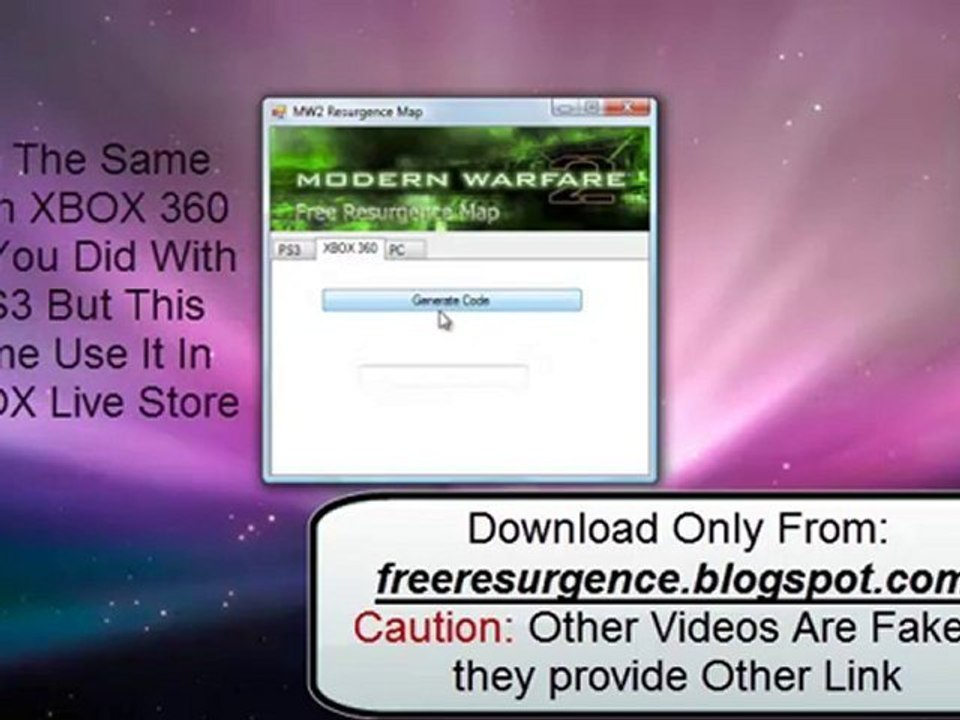 Modern Warfare 2 Resurgence Map Pack For Free (PS3, Xbox360)