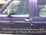 For Sale - 8' Tall Ford F-350 7.3l idi Turbo 4x4 Pick up