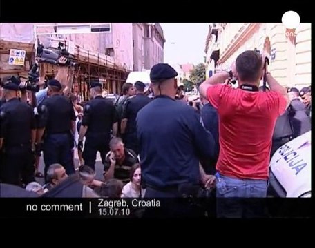 Croatia: Peaceful protest against... - no comment