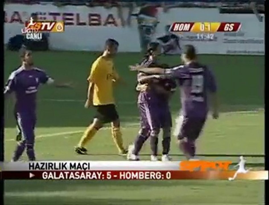 GALATASARAY :5  HOMBERG :0