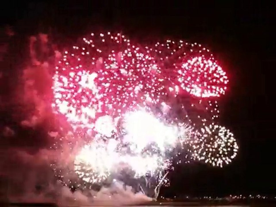 Bouquet final Feu d'artifice du 14 juillet à La Rochelle