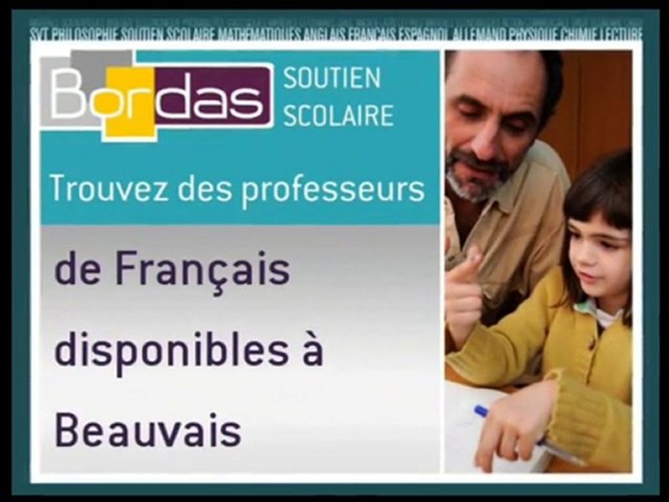 Cours particulier Français - Beauvais