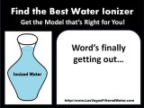 Does the filtered ionized water machine actually work?