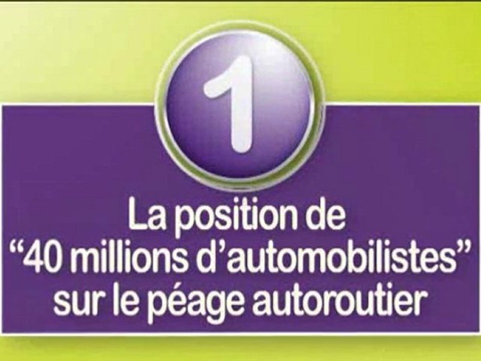 40 millions d'automobilistes : autoroutes et péages 1