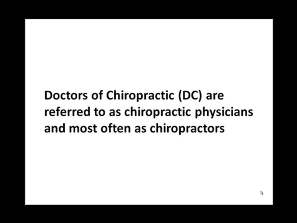 Chippewa Falls Chiropractic:  What is Chiropractic?