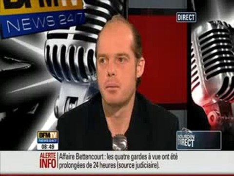 BFM TV J.J Bourdin Affaire Bettencourt-Woerth 2