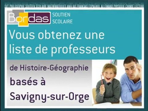 Cours particulier Histoire-Géographie - Savigny-sur-Orge