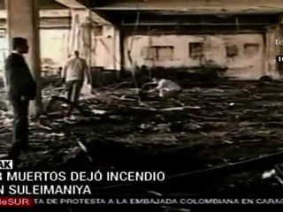 Incendio en Irak deja 43 muertos