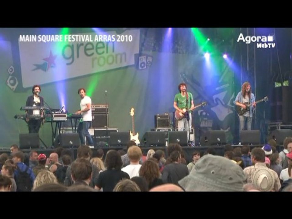 MAIN SQUARE FESTIVAL ARRAS 2010 : TVGLORY DANS LA GREEN ROOM