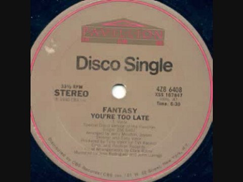 80's Boogie/Disco - Fantasy - You're Too Late 1980