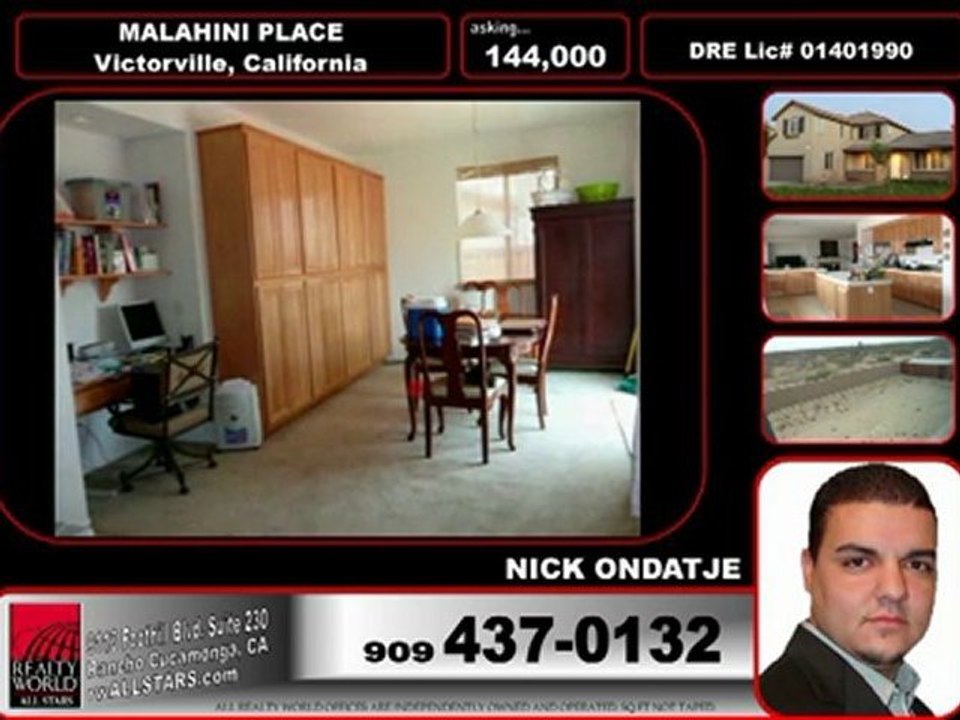 Malahini in Victorville is For Sale Nick Ondatje