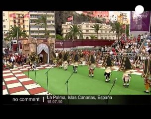 The Bajada festival in La Palma - no comment