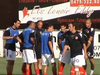 Charleroi - Stade de Reims - Echauffement