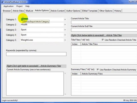 Article Submission Software - Article Post Robot