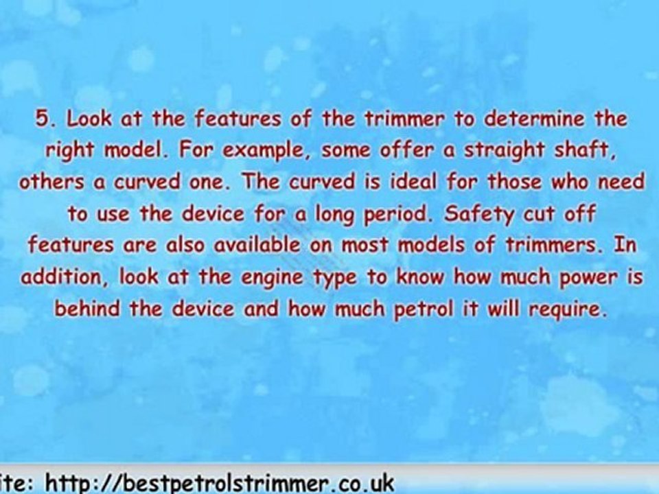 5 Tips to Help You Invest in petrol strimmer