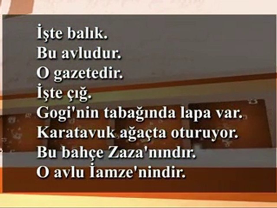 Gürcüce Öğreniyoruz _4