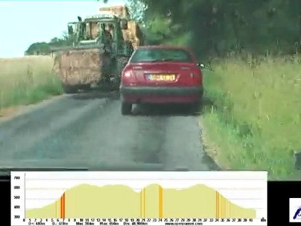 Parcours vélà du triathlon de Thonon-les- le 18 Juillet 2010