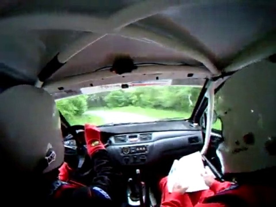 Camera embarquee Rallye Forez 2010