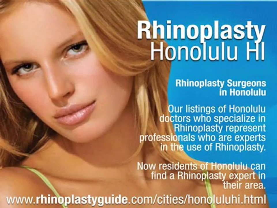 Honolulu Rhinoplasty