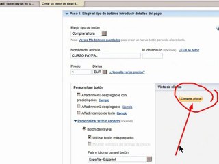Agregar Botones Paypal a tu blog PART 1