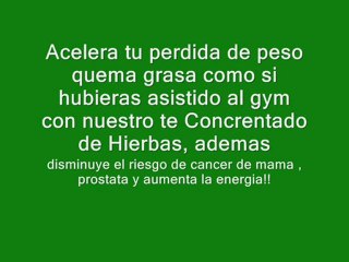 Como bajar de peso rapidamente !