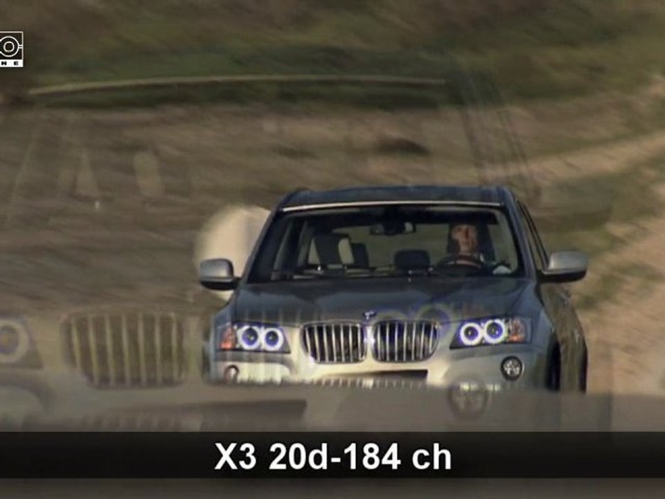 Le nouveau BMW X3 2010 en action