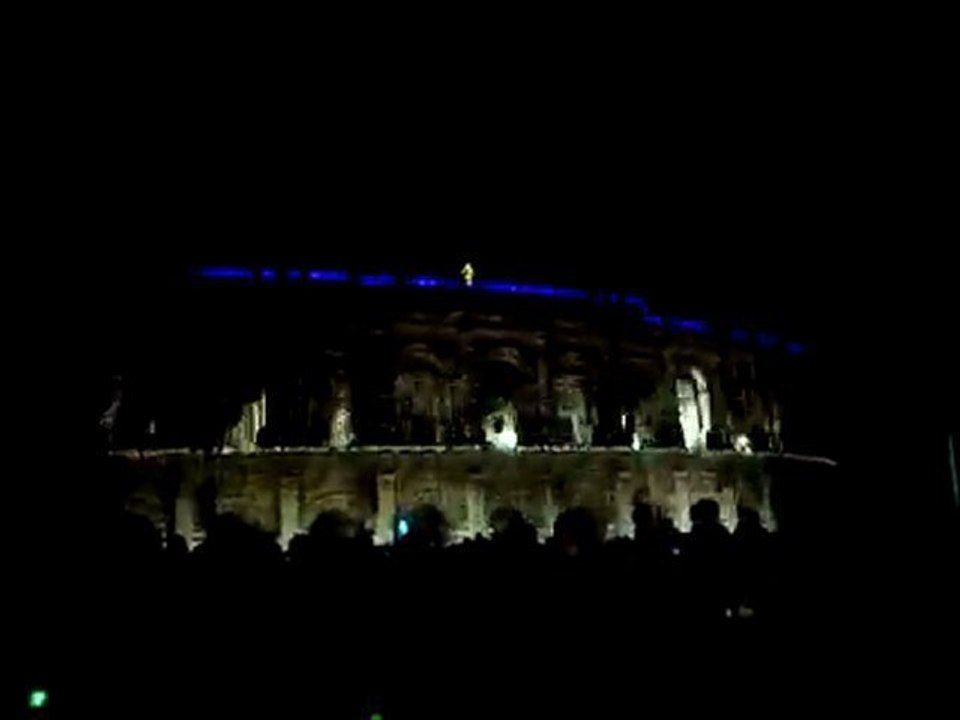 Feu d'artifice à Nîmes le 14 Juillet 2010
