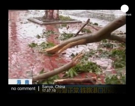 Typhoon Conson in China - no comment
