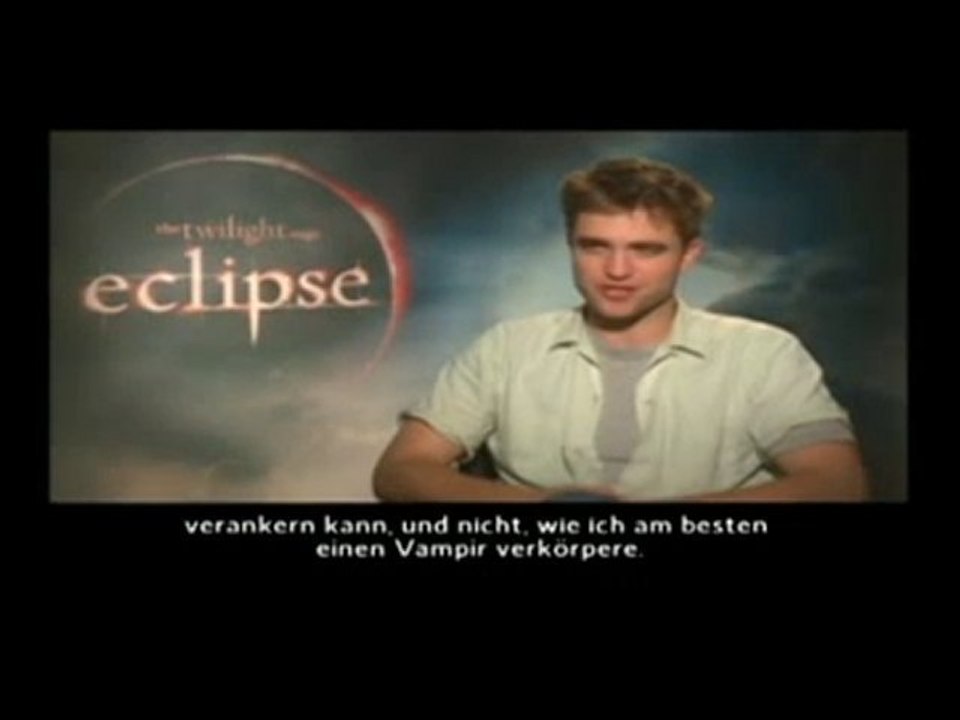 Robert Pattinson Interview Eclipse -  FILMSTARTS.de
