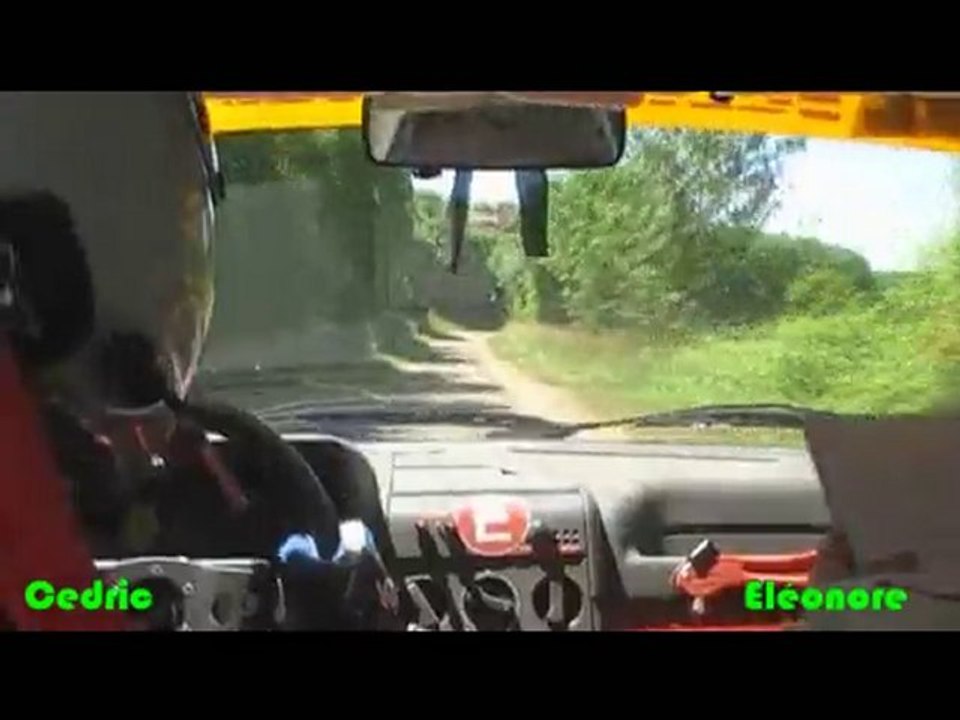 Rallye ABBEVILLE 2010 Cedric Nenot Camera Embarquée ES 4