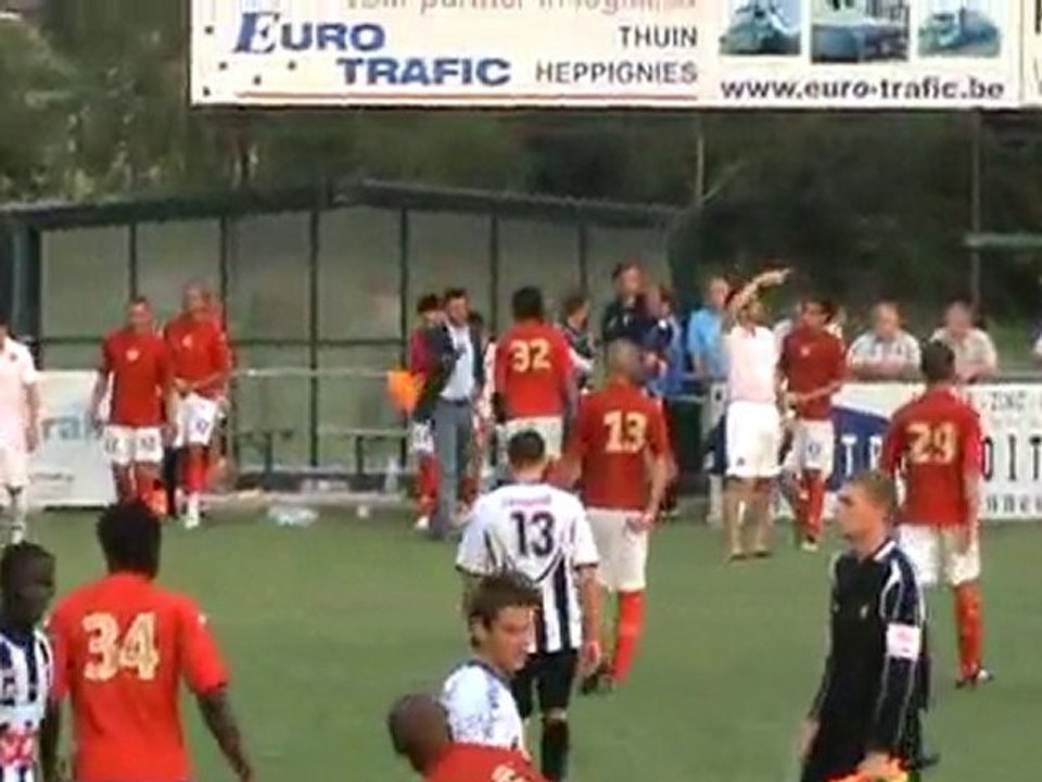 Charleroi - Stade de Reims fin de match