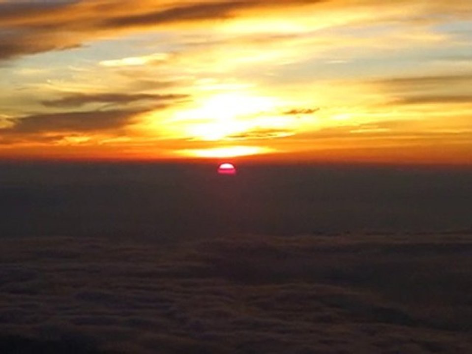Soleil levant Fuji