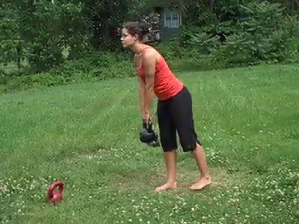 Kettlebells for Women - One Legged Deadlift