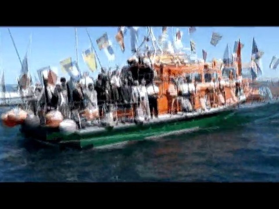 Jet de gerbes pour les marins disparus